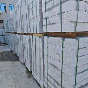 吉安芝麻白路牙石，路侧石