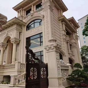吉安黄金麻别墅外墙异形定制