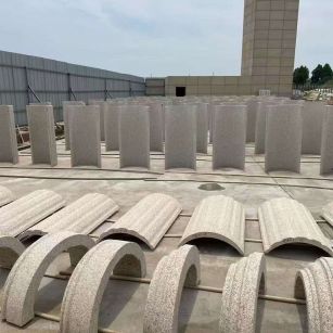 吉安黄金麻别墅柱皮 异形 线条定制