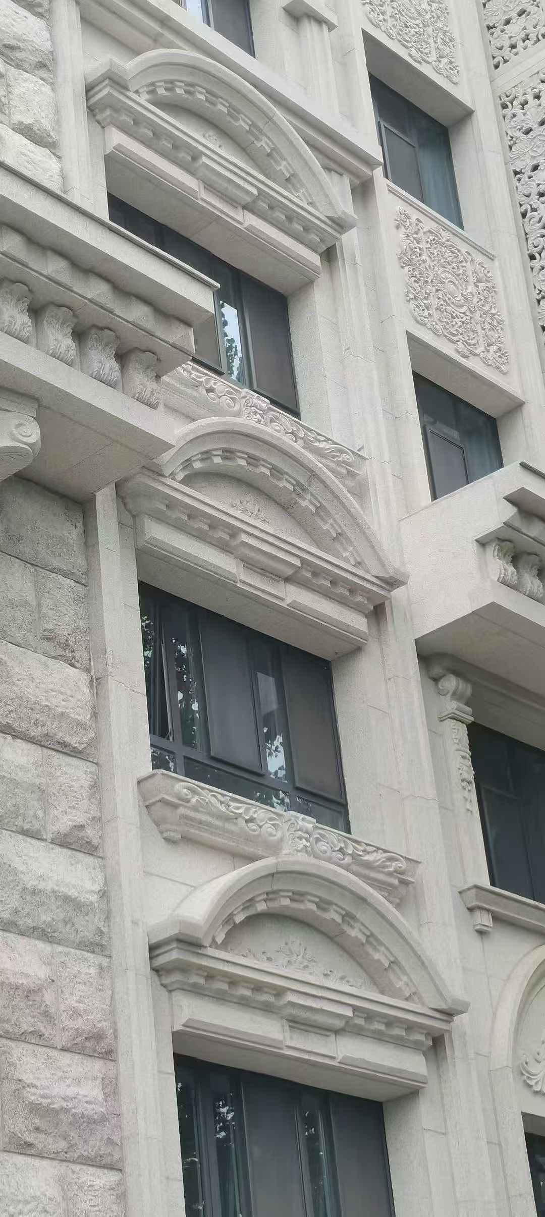 吉安芝麻白异形 石材异形定制