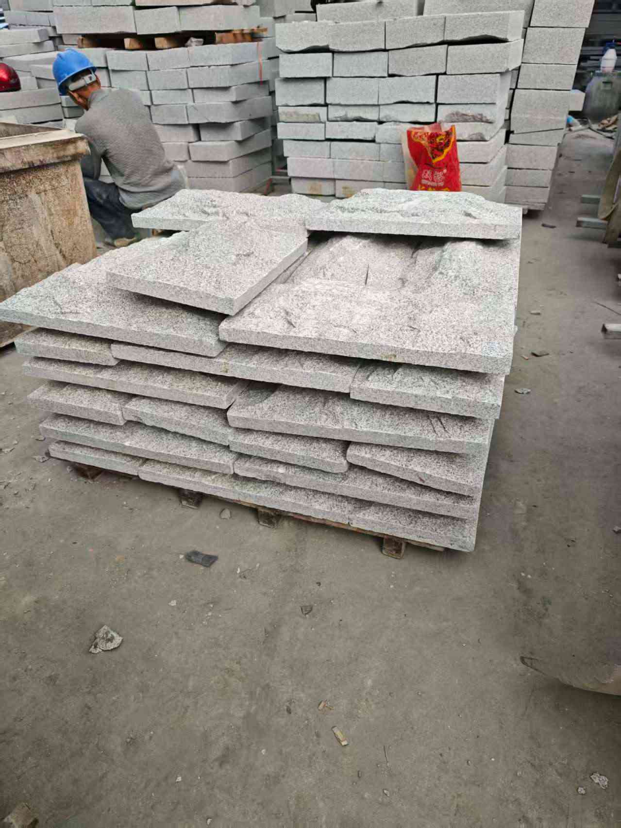 吉安芝麻白蘑菇石，自然面