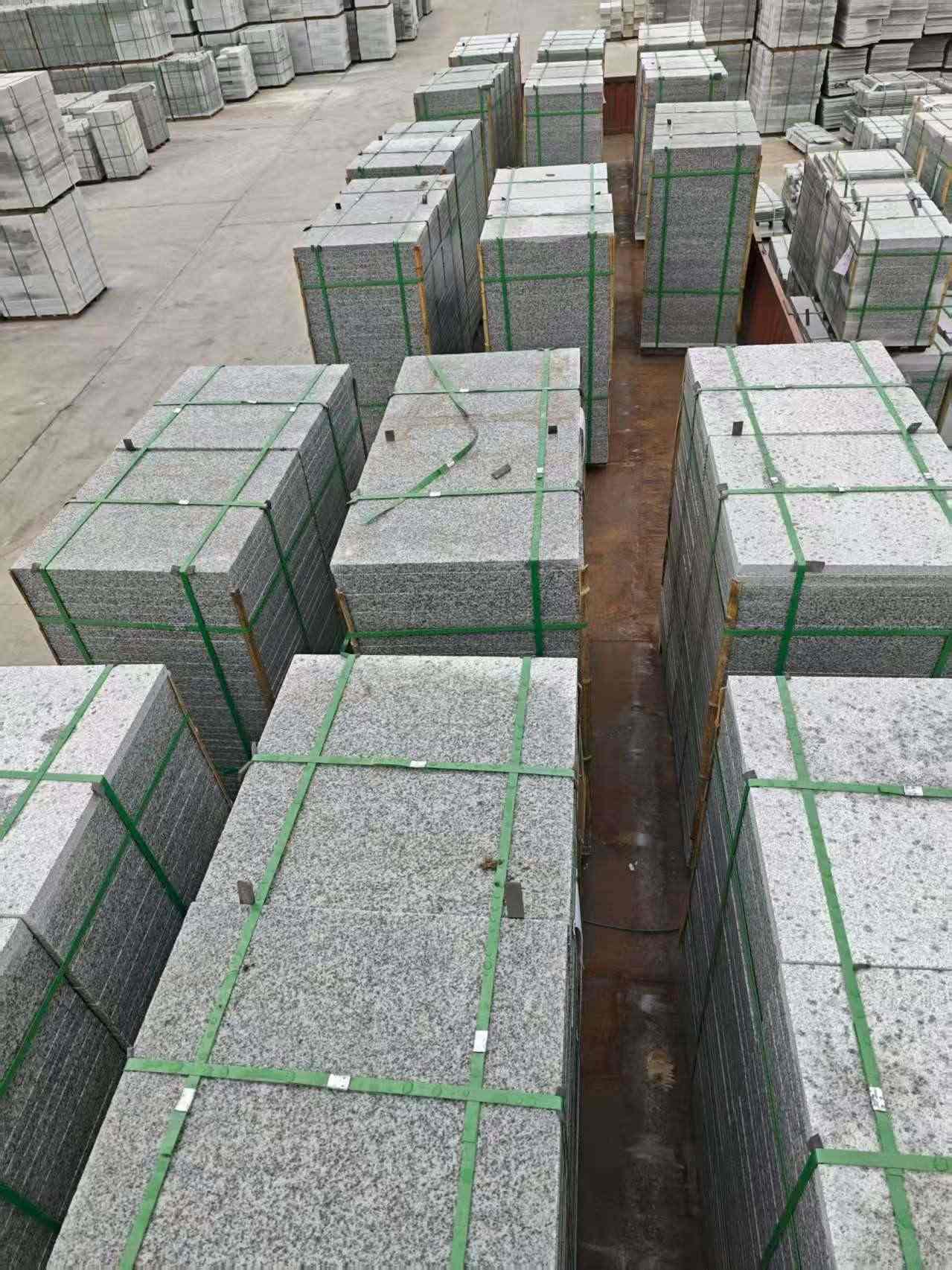 吉安芝麻白地铺板  地铺石