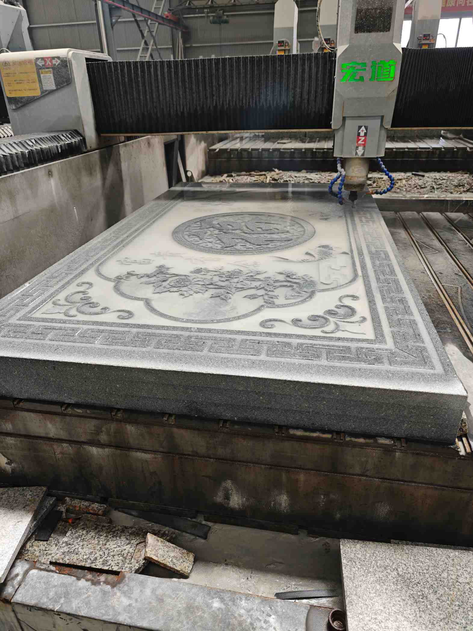 吉安芝麻灰雕刻版异形雕刻异形定制